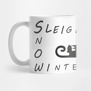 Sleigh, snow, winter Mug